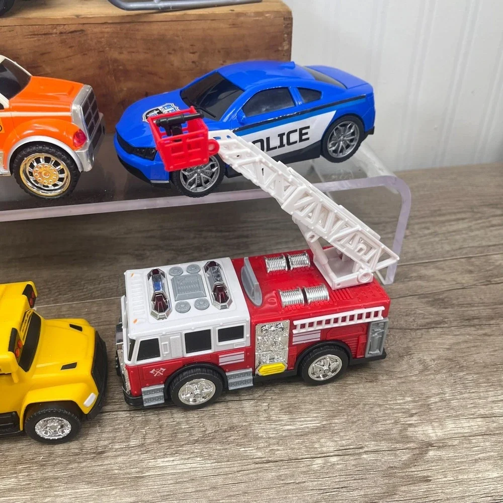 Lot of Emergency Vehicles Toy Cars Fire Truck School‎ Bus Ambulance Police